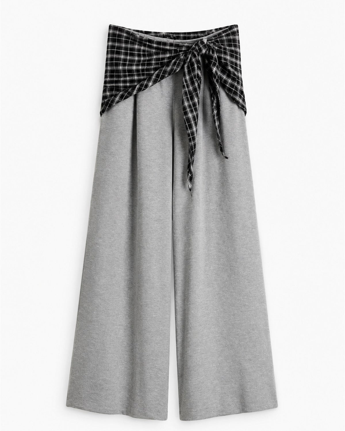 Grey Sweatpants with Scarf