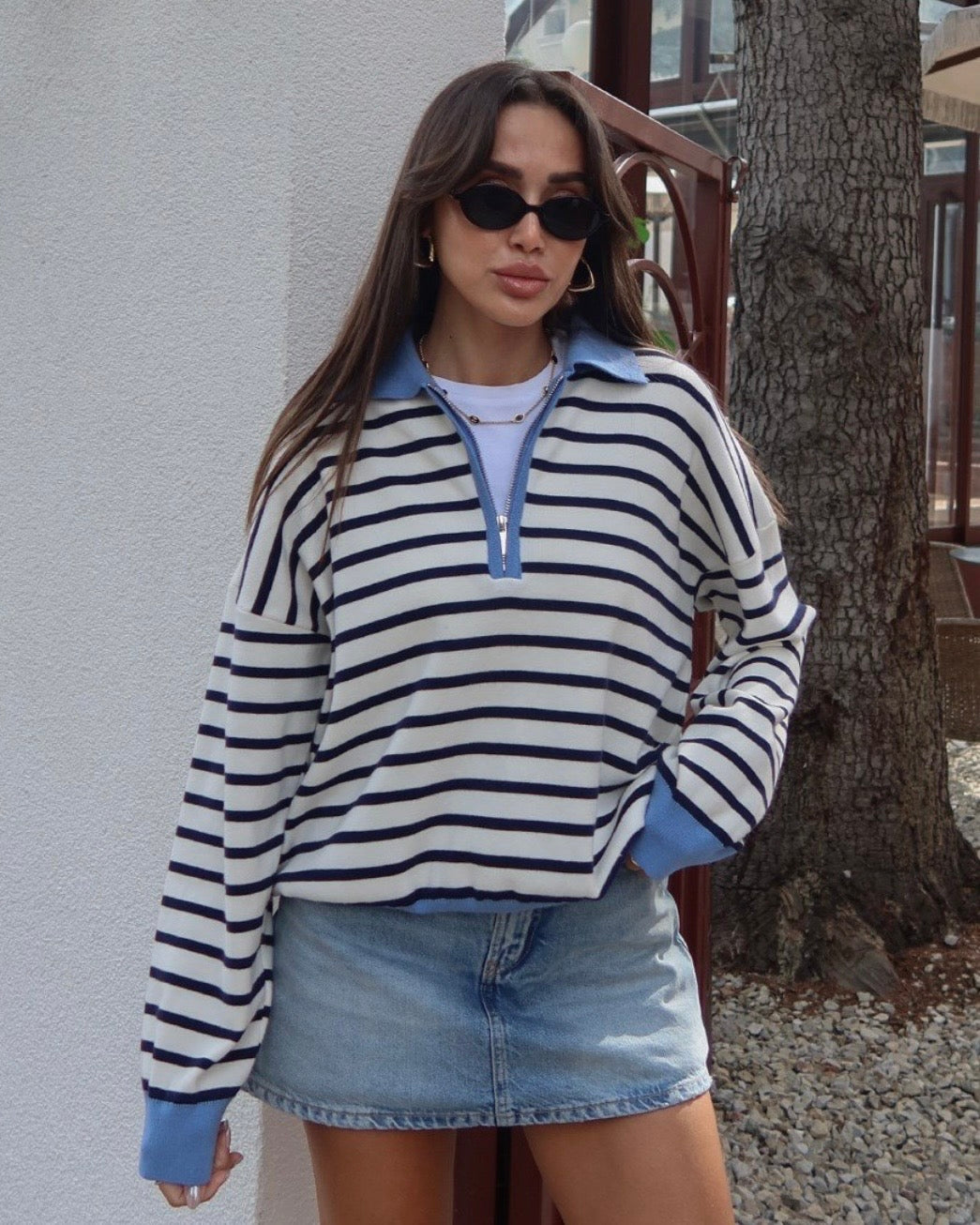 Striped Sweatshirt