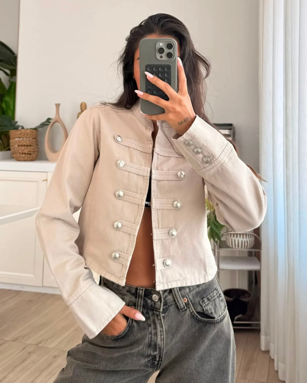 Beige Napoleon Jacket