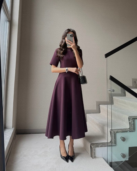 Burgundy Dress
