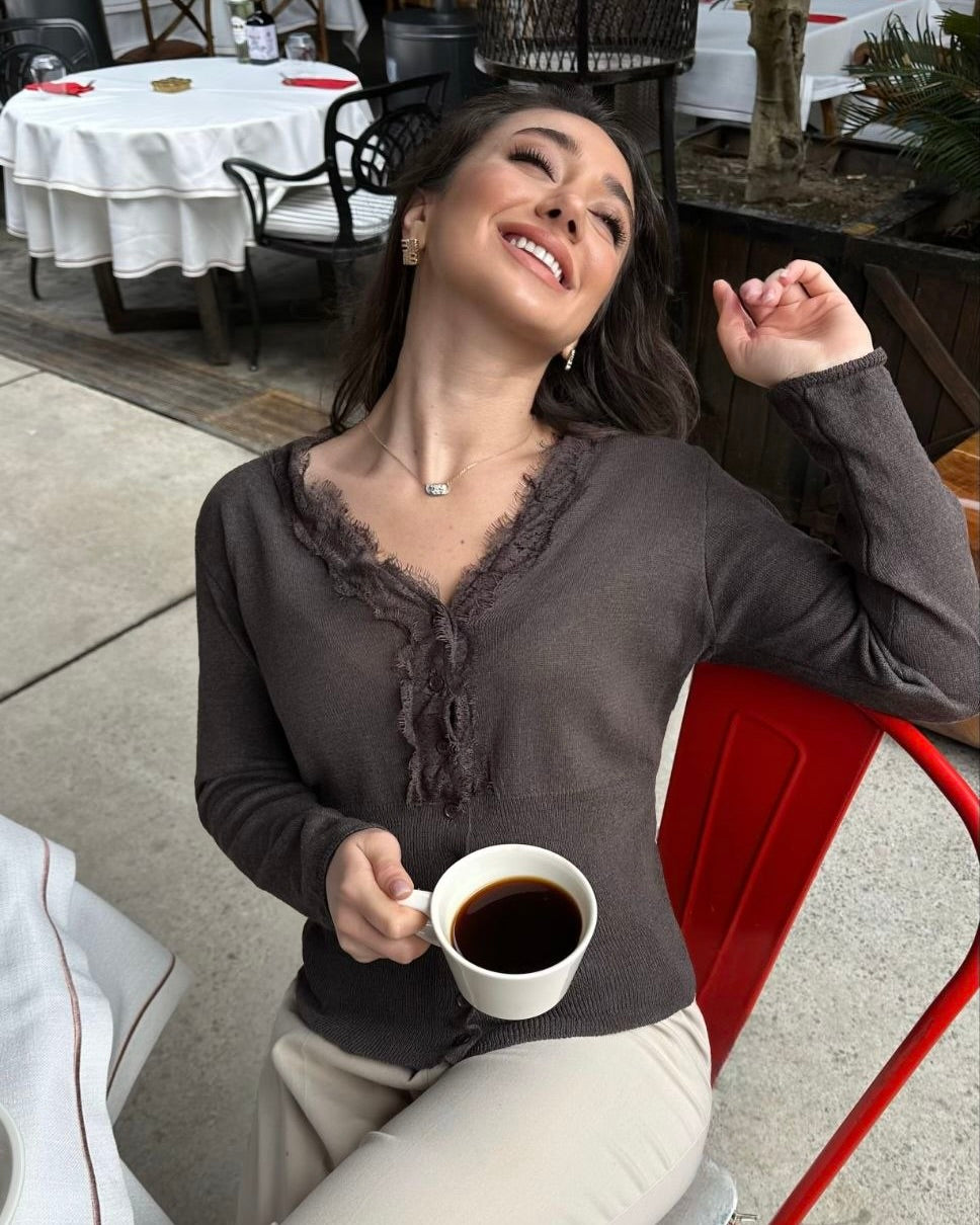 Brown Cardigan