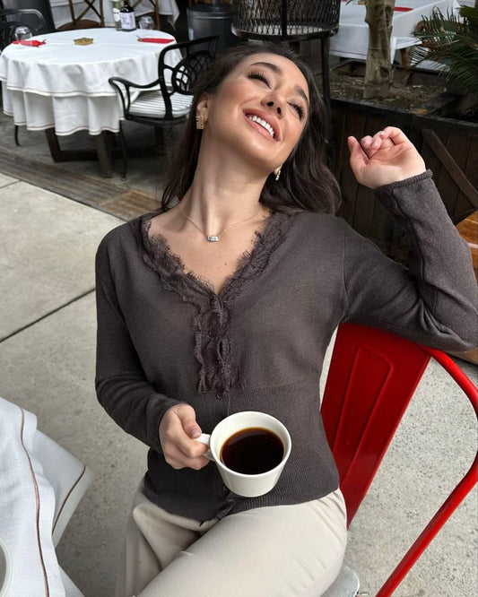 Brown Cardigan