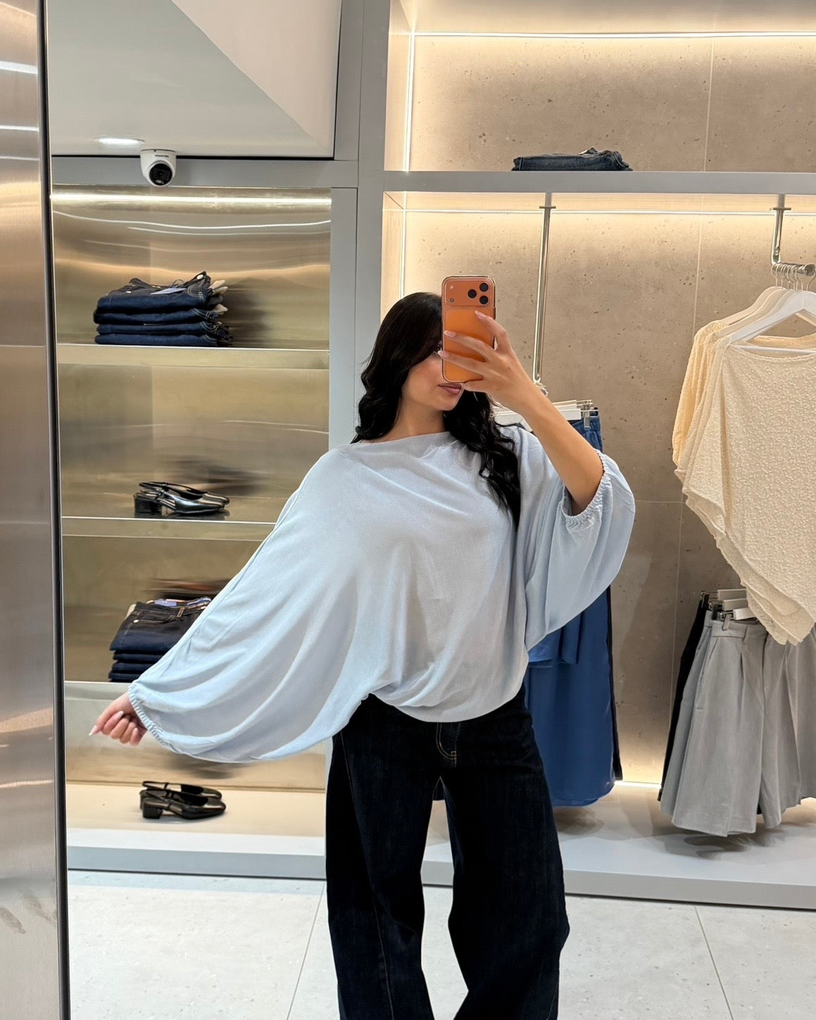 Baby Blue Blouse