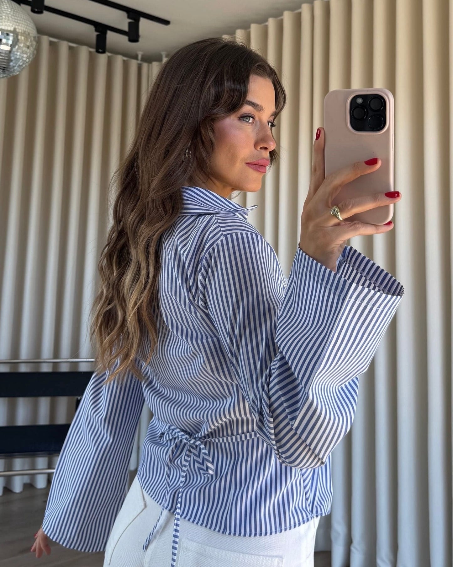 Blue Striped Shirt