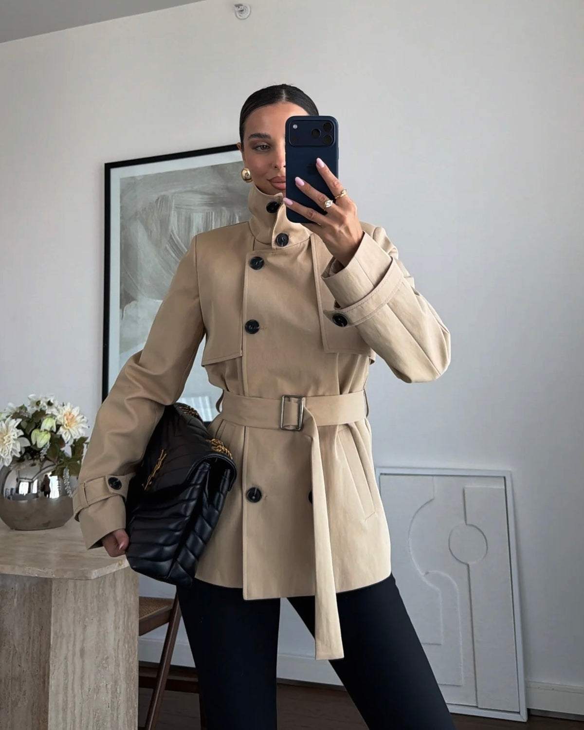 Beige Trench Coat