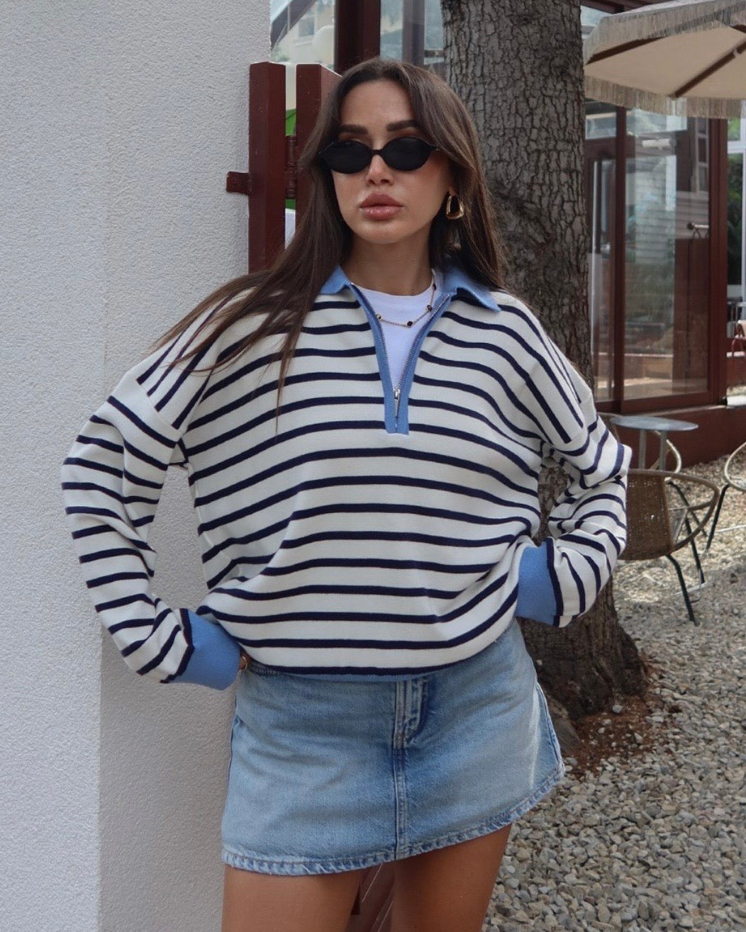 Striped Sweatshirt