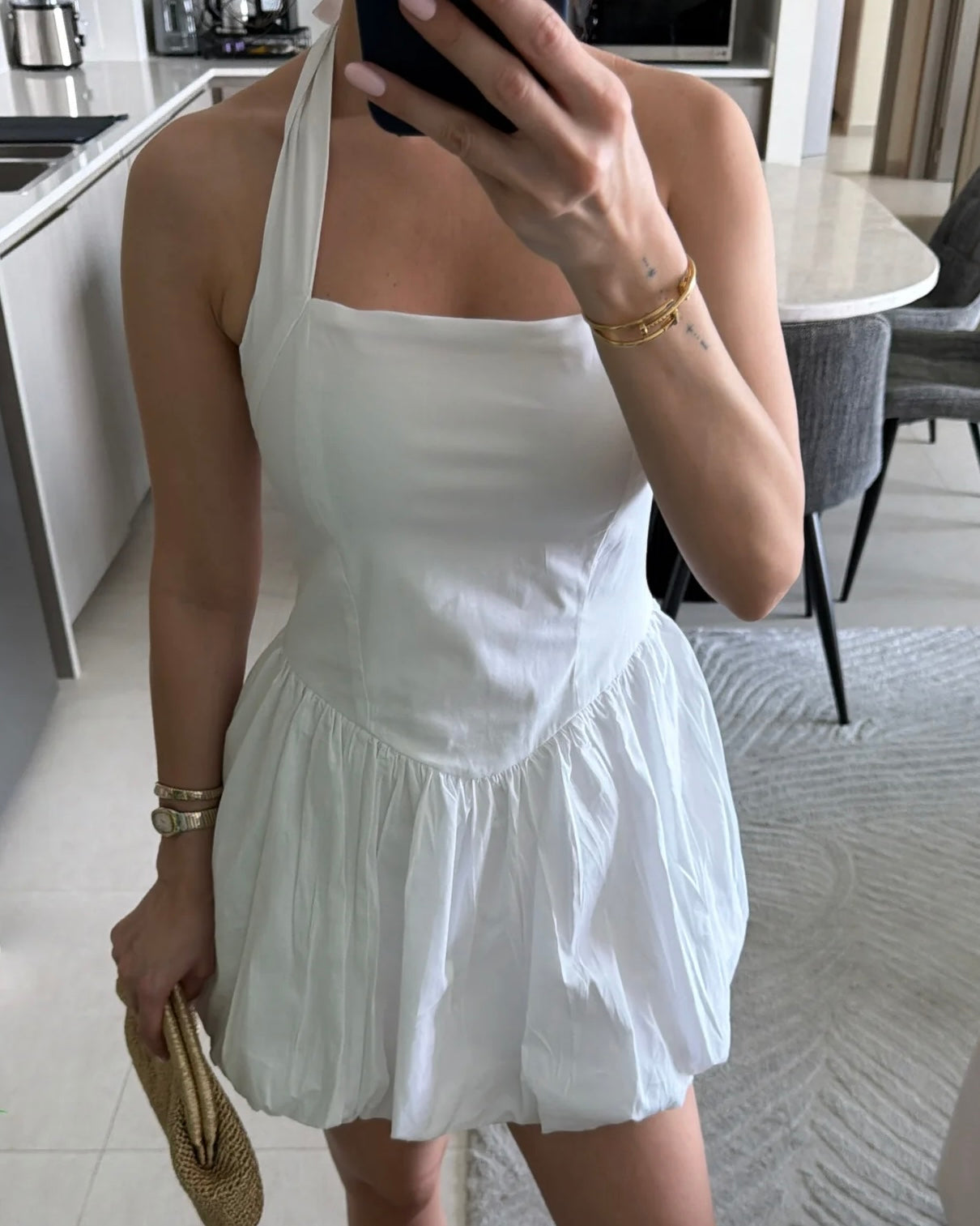 White Mini Dress