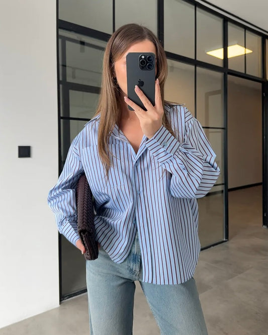 Blue Striped Shirt