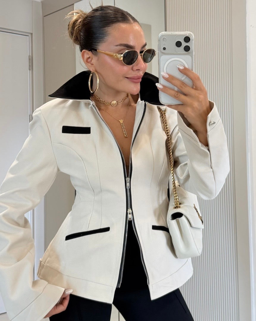 Beige Jacket