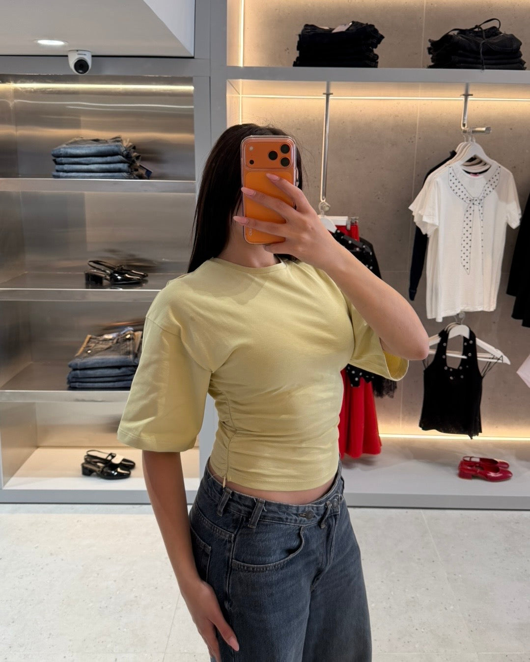 Yellow Waisted T-shirt