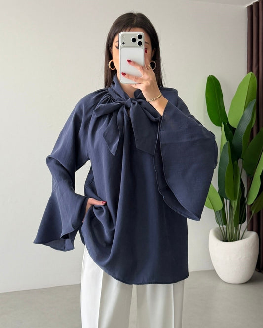 Navy Blouse