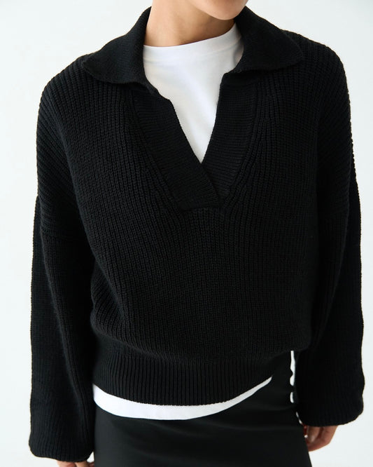 Black Knitted Sweater