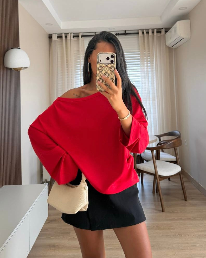 Red Off Shoulder