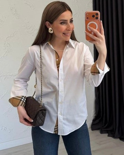 White Burberry Shirt