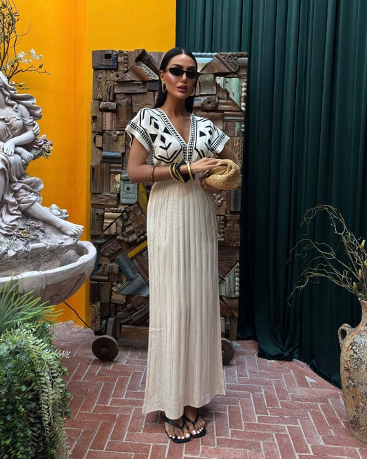 Beige Dress