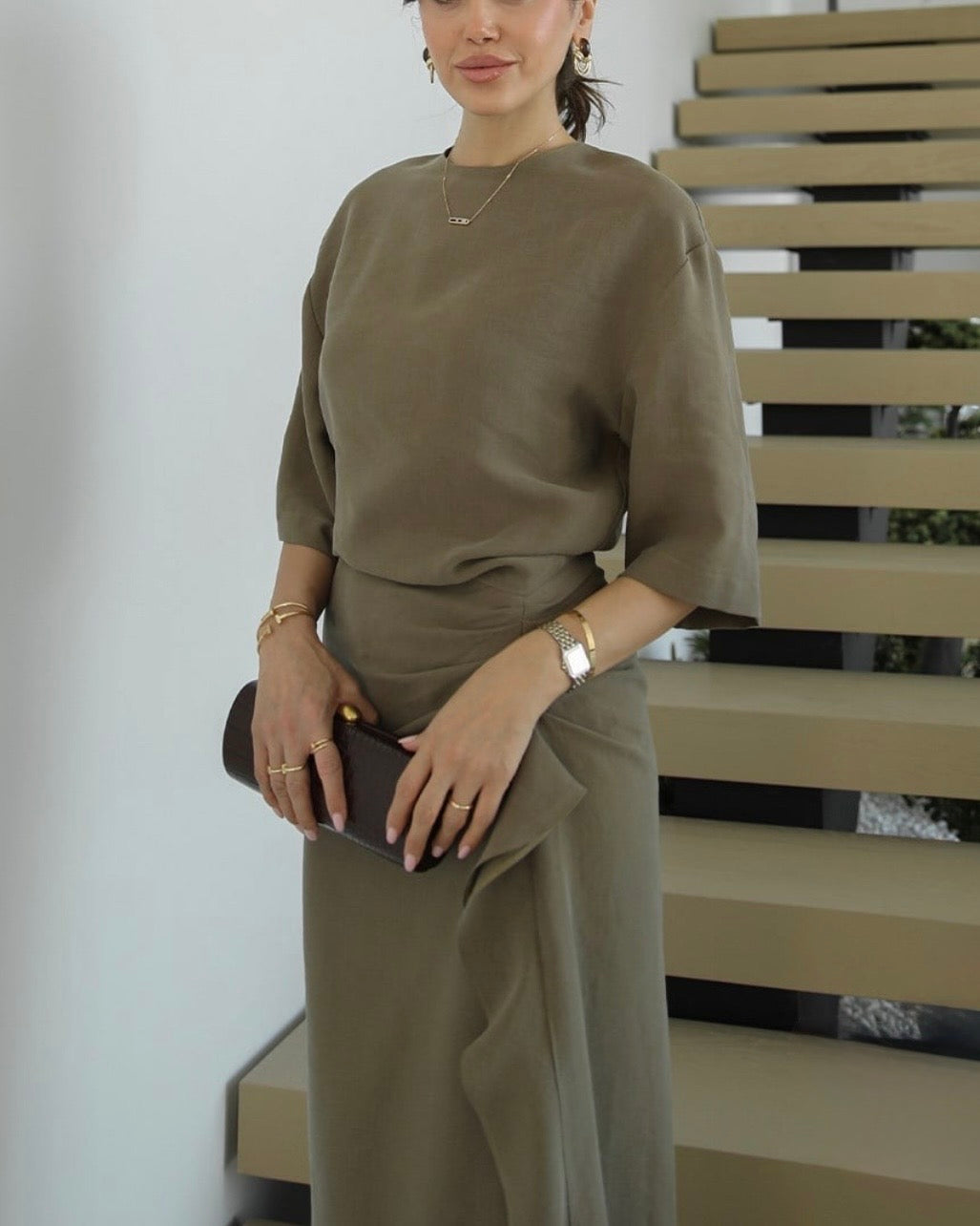 Army Green Dress