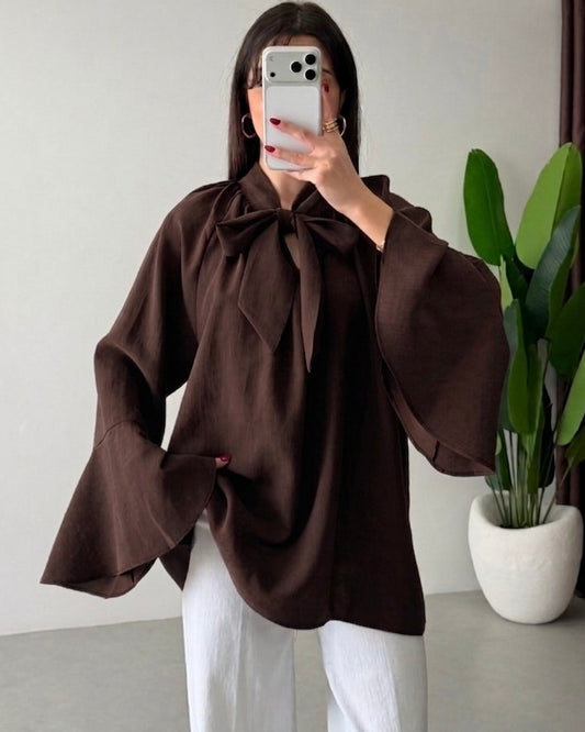 Brown Blouse