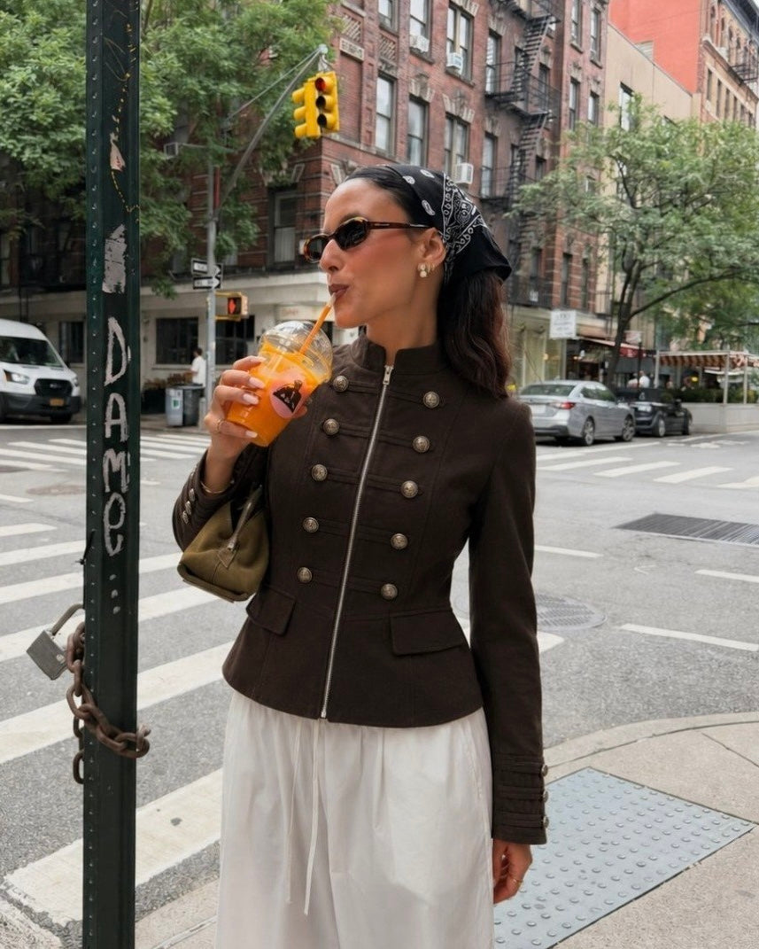 Brown Napoleon Jacket