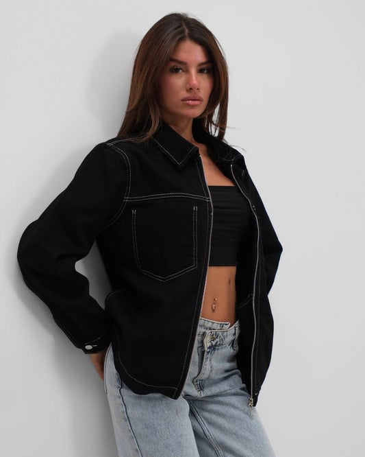 Black Denim Jacket