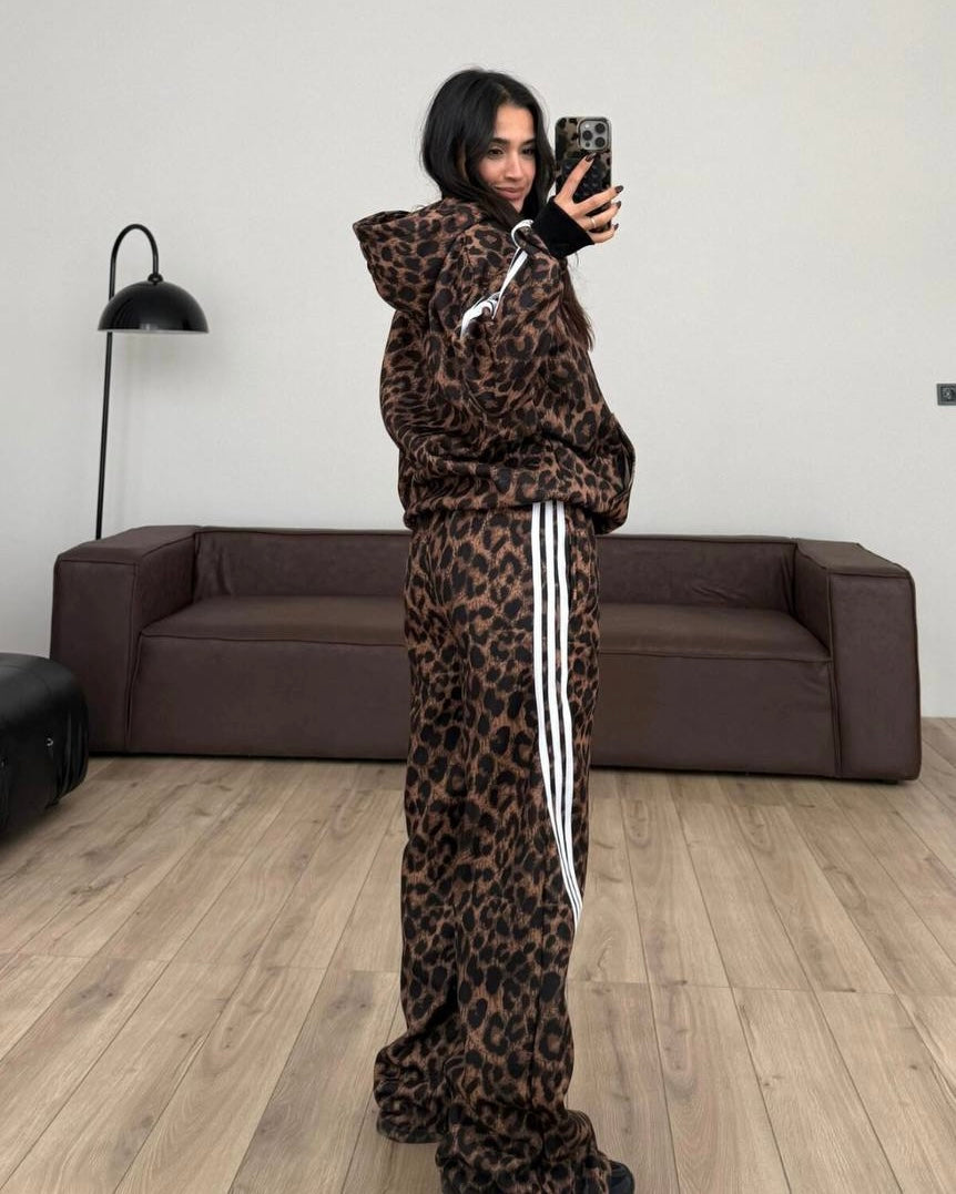 Leopard Adidas Set