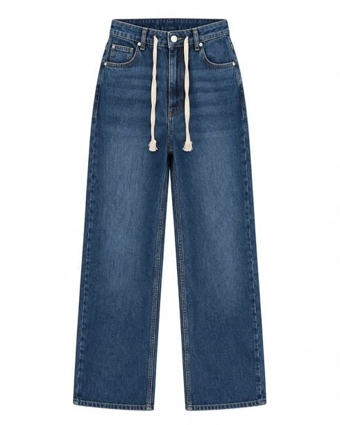 Dark Wide Leg Jeans