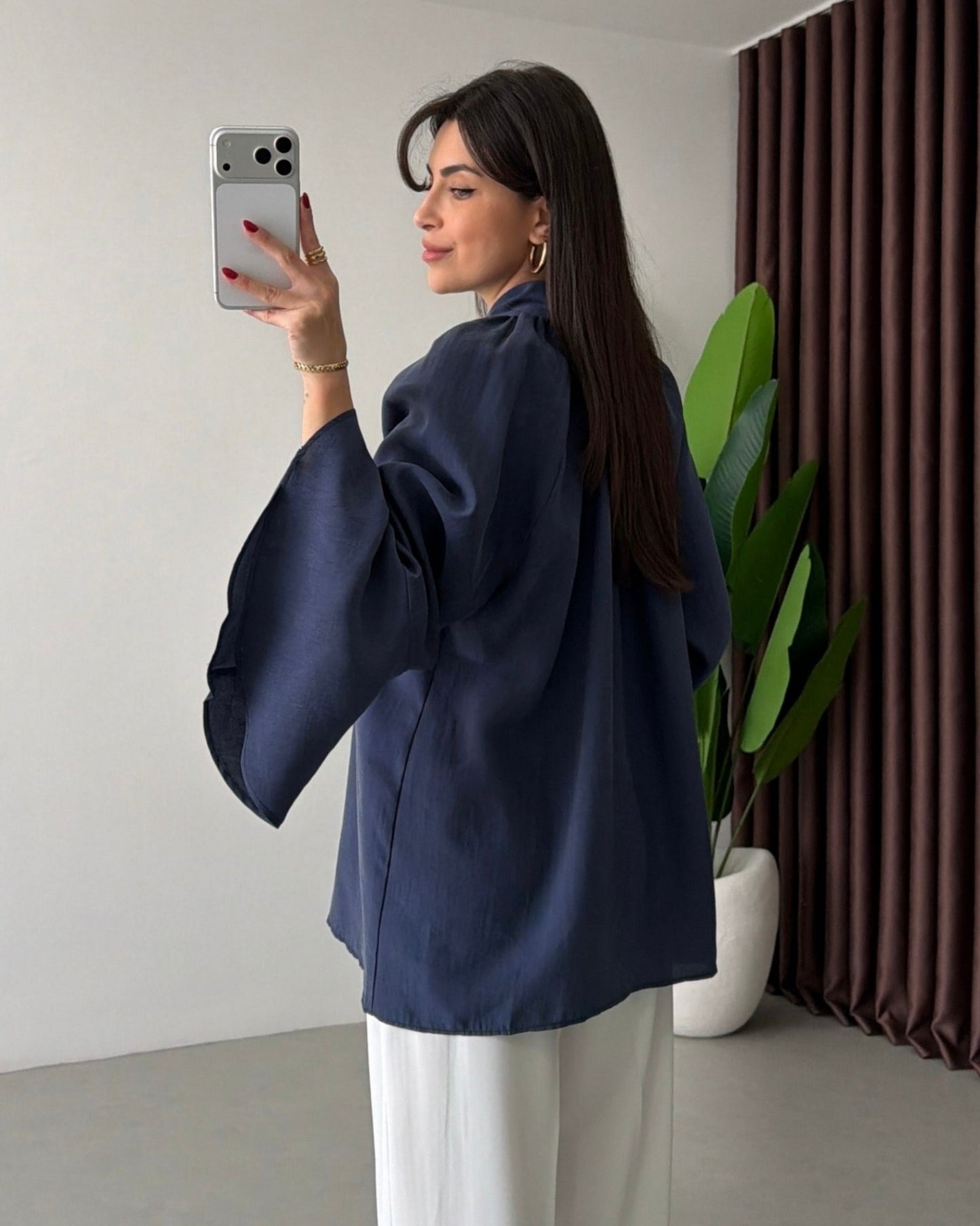 Navy Blouse
