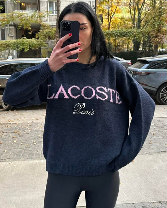 Navy Lacoste Sweater