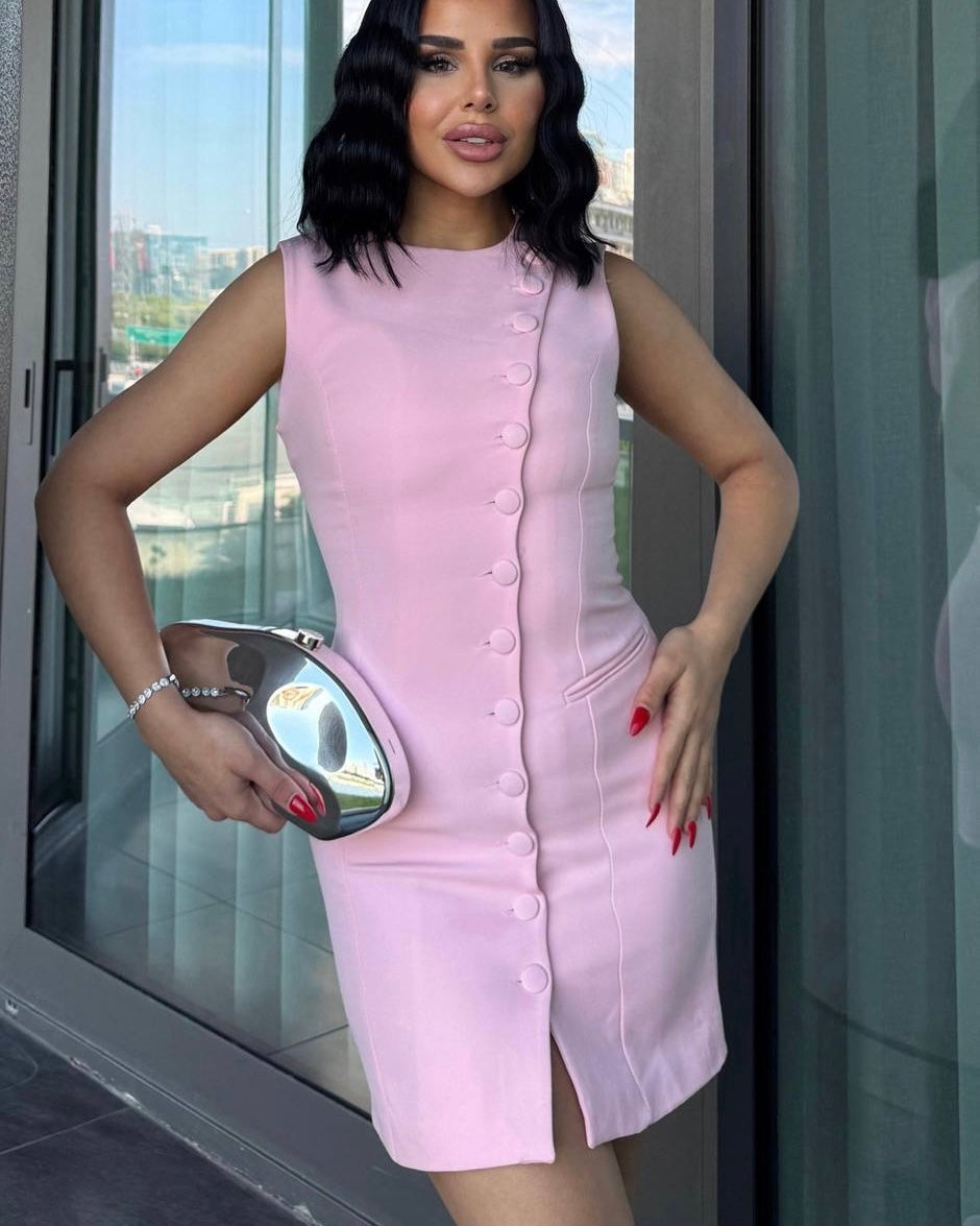 Pink Mini Dress