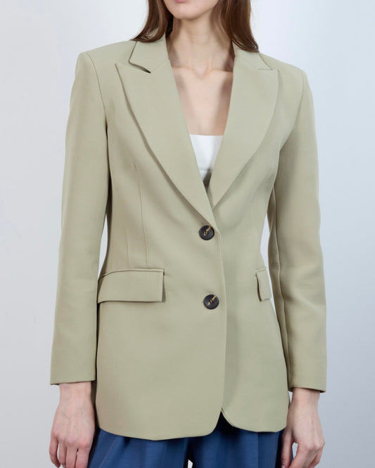 Pistachio Fitted Blazer