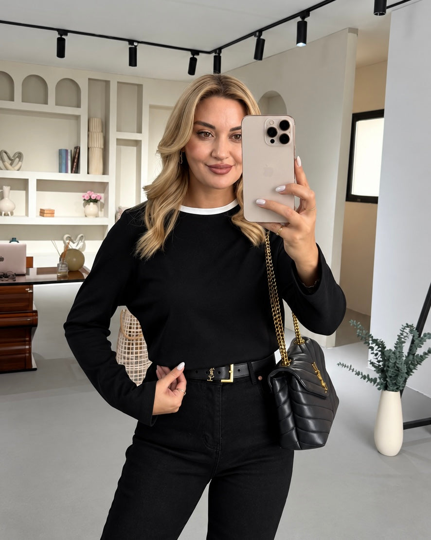 Black Basic Top