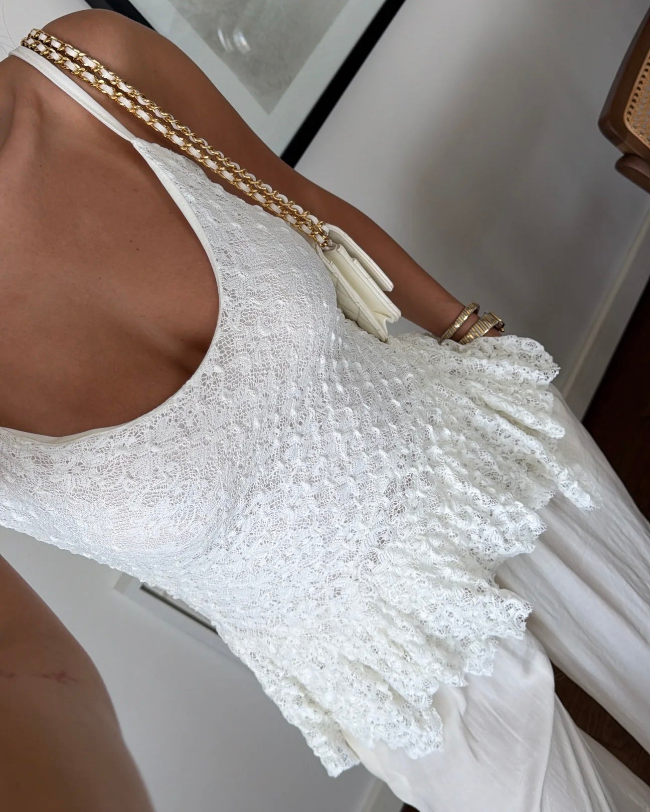 White Lace Top