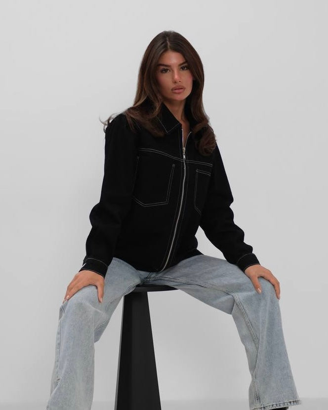 Black Denim Jacket