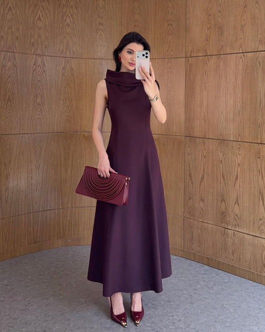 Burgundy Dress