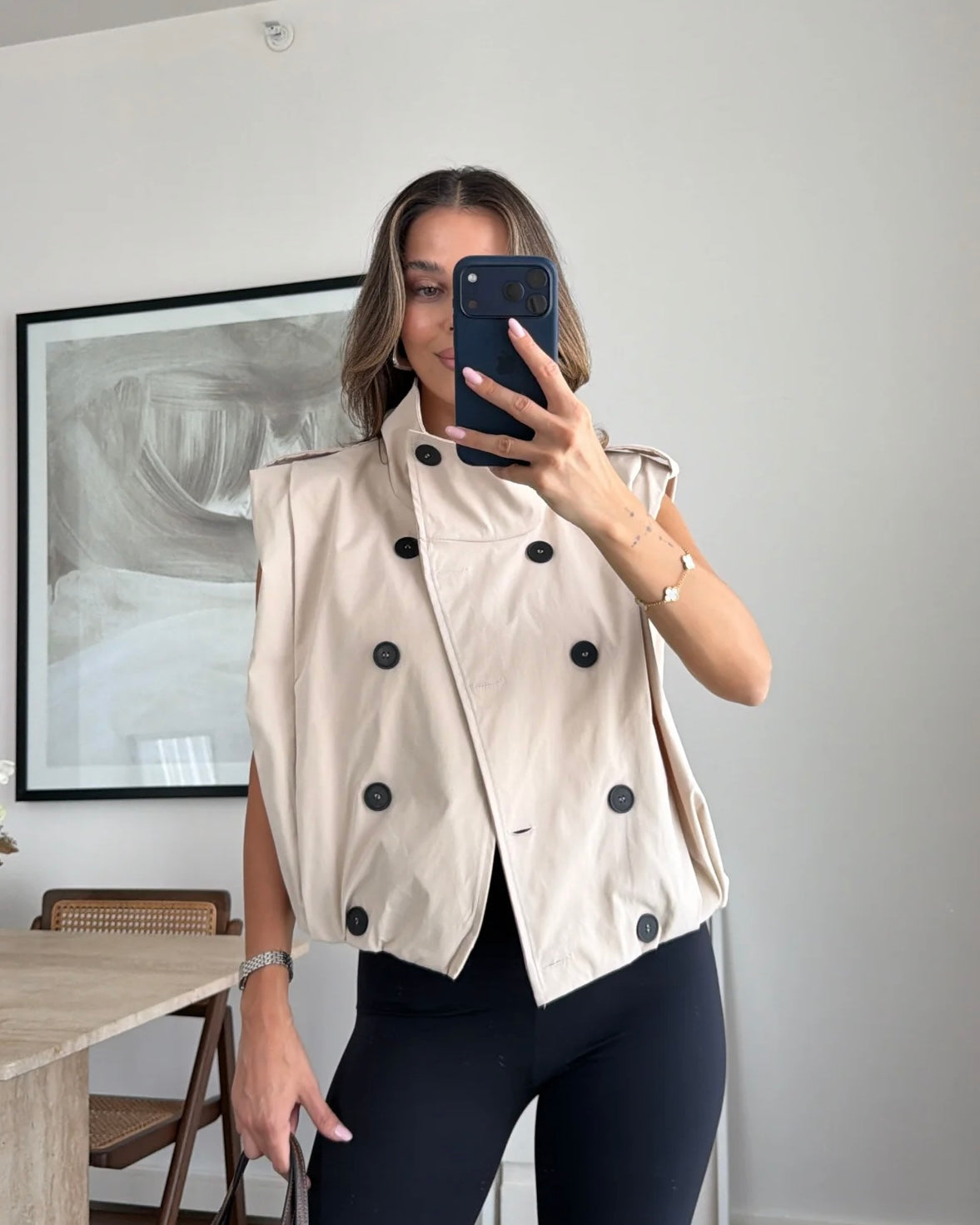 Beige Vest