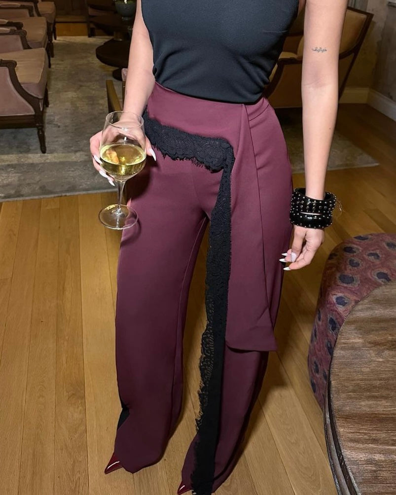 Burgundy Pants