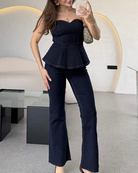 Trendy Denim Set