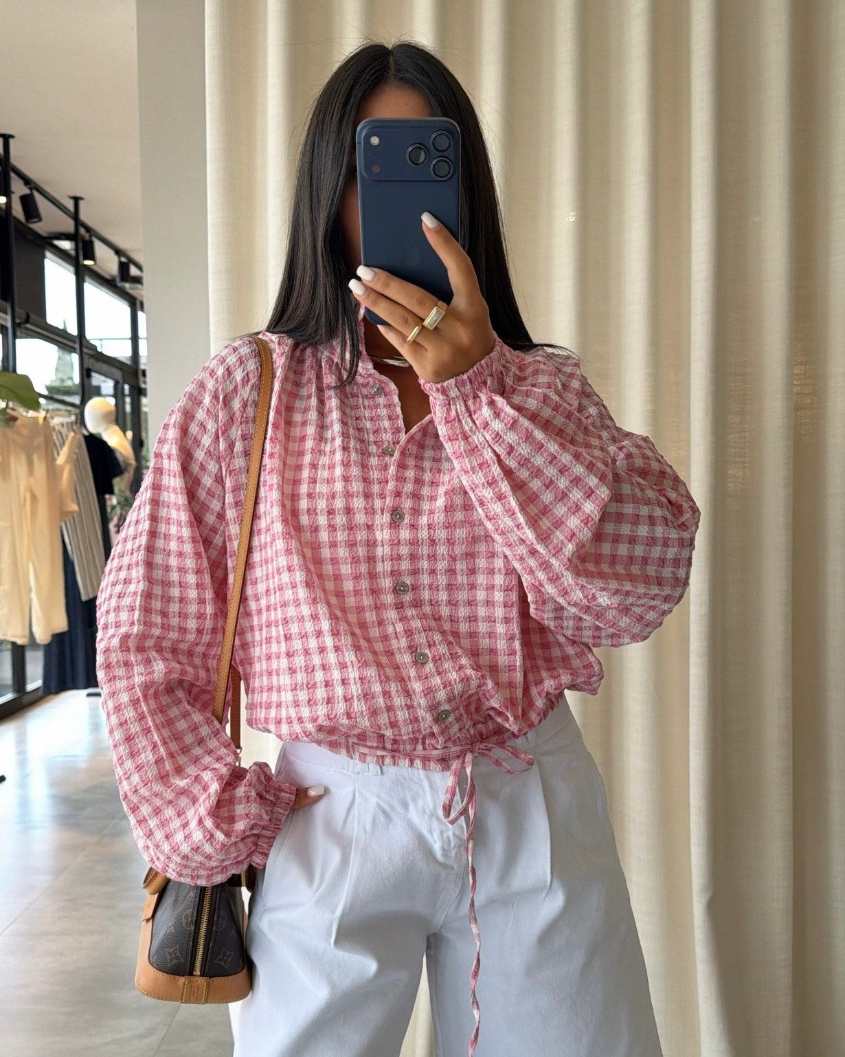 Pink Checkered Jacket