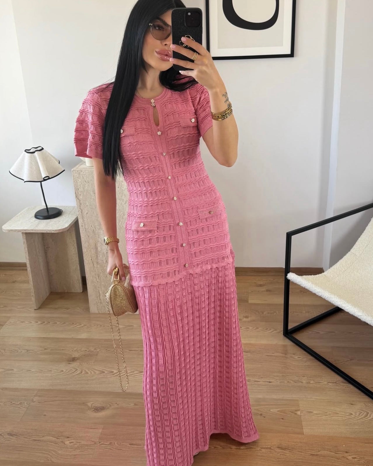 Pink Sandro Dress