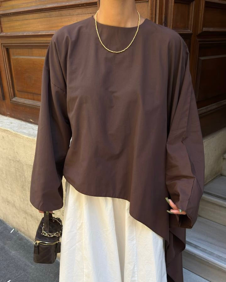 Brown Blouse