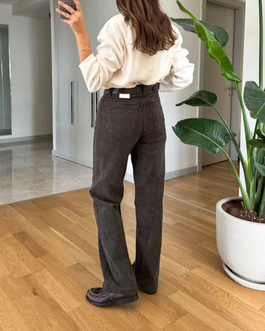 Olive Green Corduroy Pants