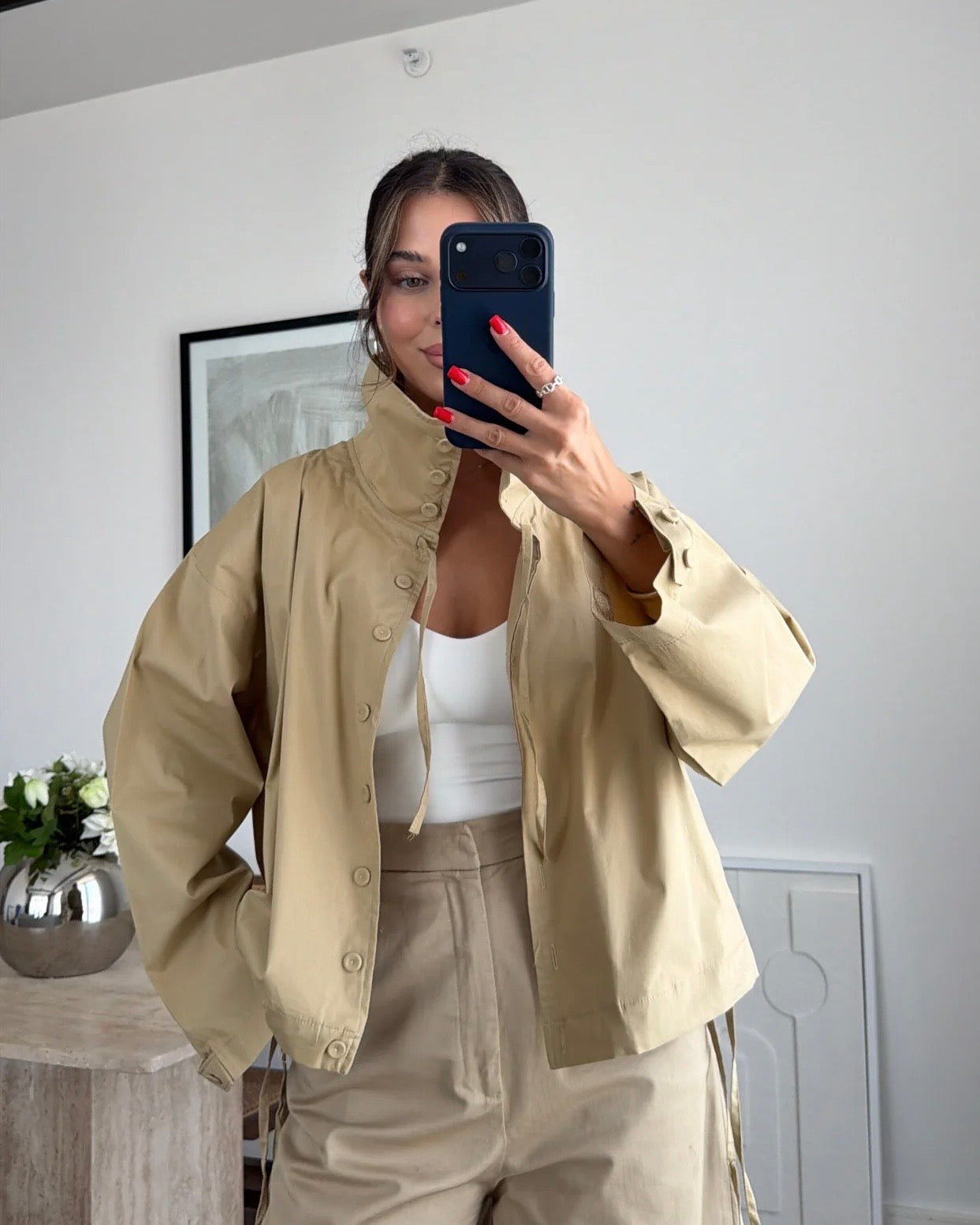 Beige Light Jacket