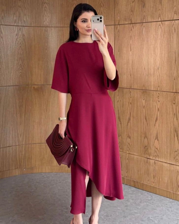 Burgundy Dress