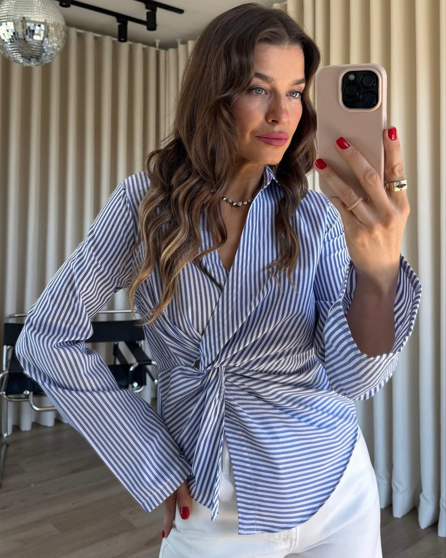 Blue Striped Shirt