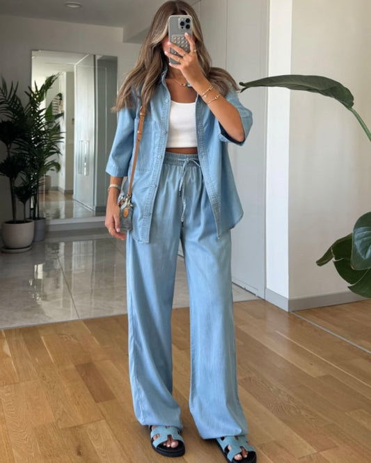 Light Blue Denim Set