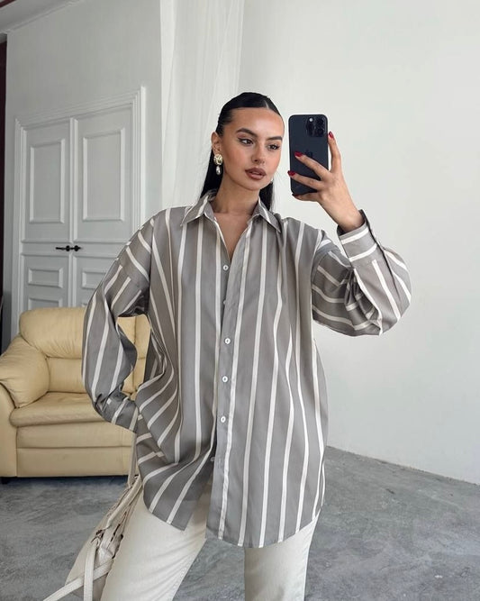 Striped Buttoned Shirt
