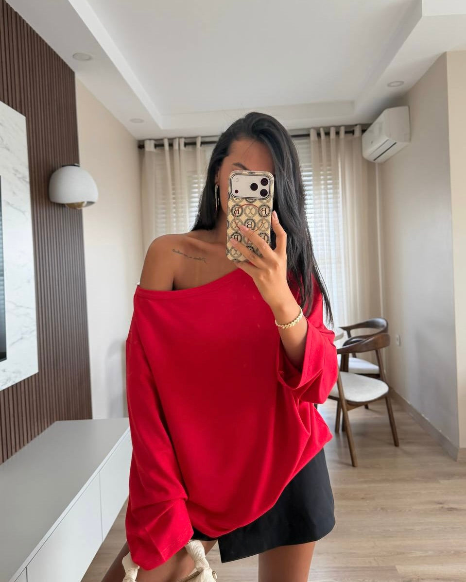 Red Off Shoulder