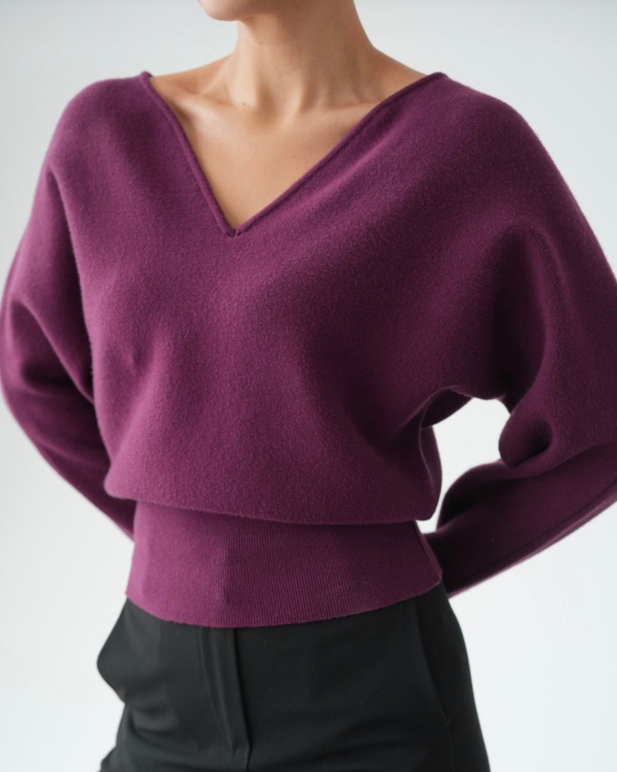 Plum Sweater