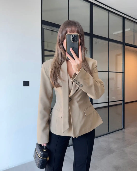 Beige Blazer