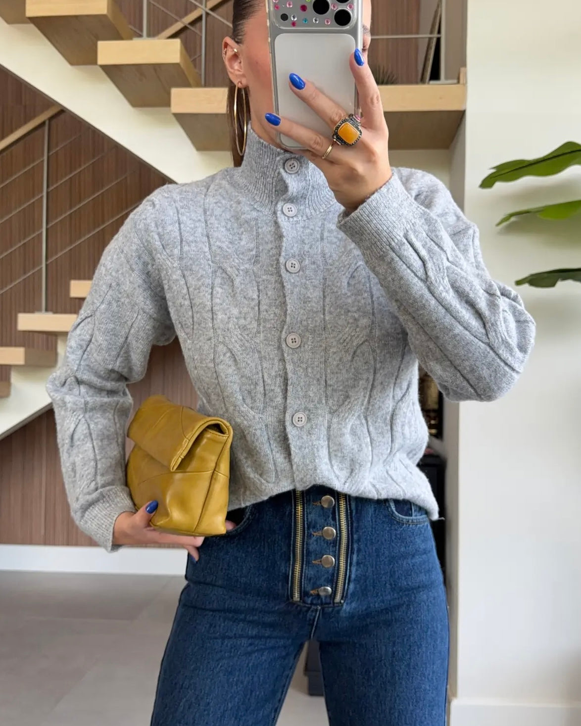 Grey Cardigan