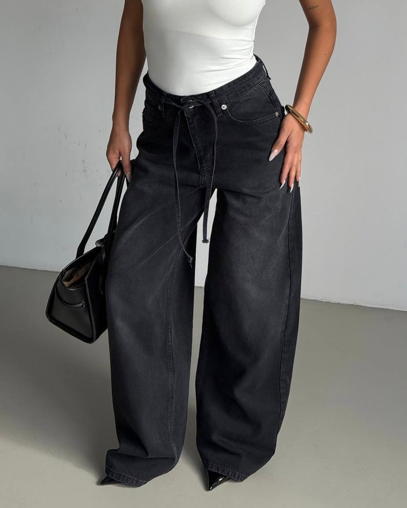 Black Wide Leg Jeans